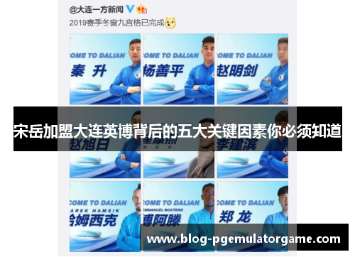 宋岳加盟大连英博背后的五大关键因素你必须知道