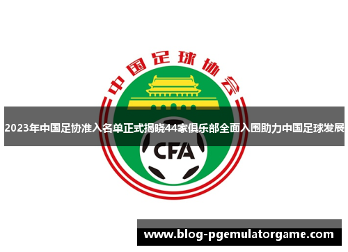 2023年中国足协准入名单正式揭晓44家俱乐部全面入围助力中国足球发展