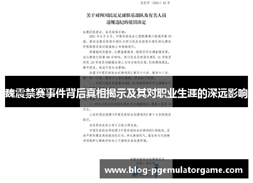 魏震禁赛事件背后真相揭示及其对职业生涯的深远影响